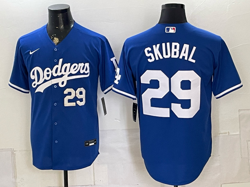 men Los Angeles Dodgers #29 Skubal blue Game 2026 Nike MLB Jersey 08070017->los angeles dodgers->MLB Jersey